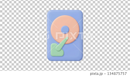 Hard disk drive (HDD_外付けドライブ) 134875757