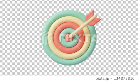 靶子和箭 134875810