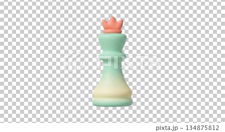 國際象棋棋子國王 134875812