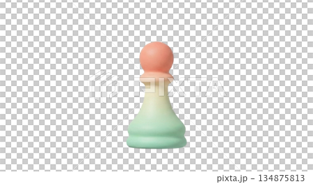 Chess piece Pawn (チェスの駒・ポーン) 134875813