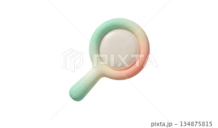 Magnifying glass (虫眼鏡_検索) Magnifying glass (虫眼鏡_検索) 134875815