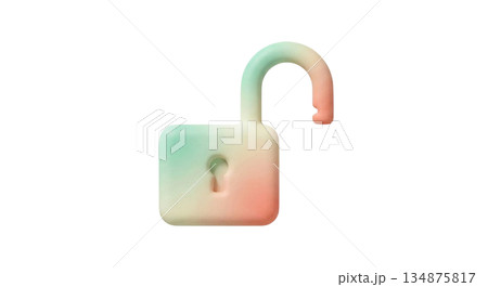 Padlock open (開いた鍵_アンロック) Padlock open (開いた鍵_アンロック) 134875817