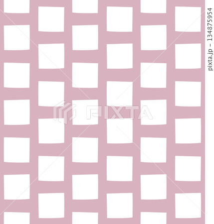 Vector seamless pattern of hand drawn square 134875954