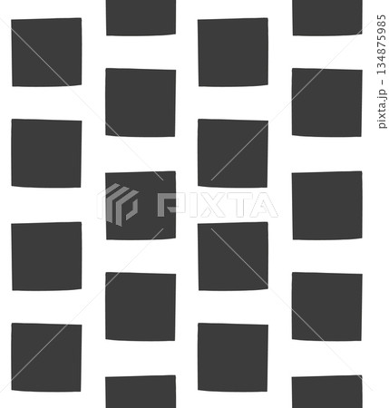 Vector seamless pattern of hand drawn square Vector seamless pattern of hand drawn square 134875985