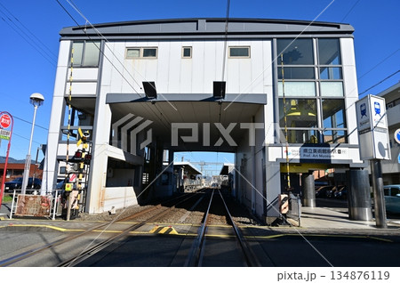 県立美術館前駅(けんりつびじゅつかんまええき)静岡鉄道 県立美術館前駅(けんりつびじゅつかんまええき)静岡鉄道 134876119