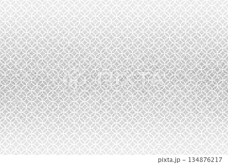 キラキラ輝く繊細な銀色の模様に七宝柄を重ねた背景画像18 キラキラ輝く繊細な銀色の模様に七宝柄を重ねた背景画像18 134876217