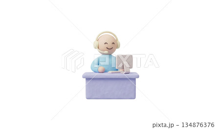 Customer support agent (オペレーター) Customer support agent (オペレーター) 134876376