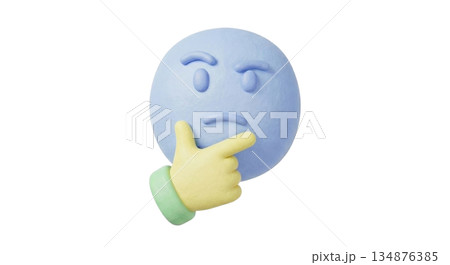 Thinking face (考える顔) 134876385