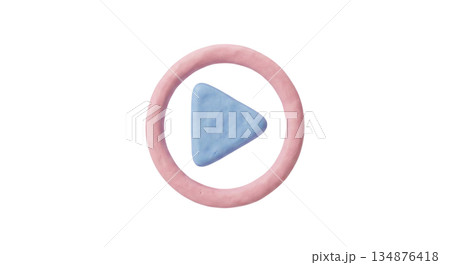 Play button (再生ボタン) 134876418