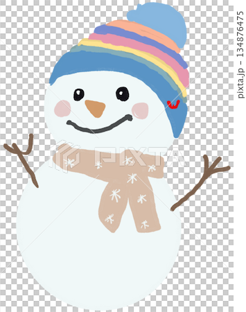 手繪聖誕雪人,戴氏糖果髮帽 手繪聖誕雪人,戴氏糖果髮帽 134876475