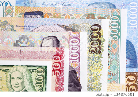 Icelandic krona a business background 134876501