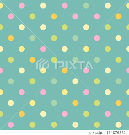 Polka Dot pattern, colorful seamless texture Polka Dot pattern, colorful seamless texture 134876882