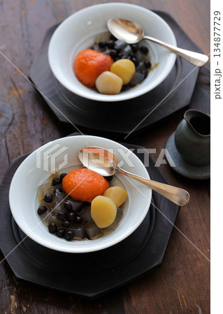 蜜豆のデザート 134877729