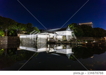 皇居　大手門　2025/26年末年始ライトアップ 134878788