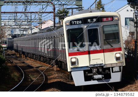京王7000系7728F復刻臙脂帯 京王7000系7728F復刻臙脂帯 134879582