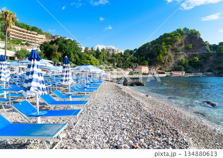 Taormina beach, Sicily Italy 134880613