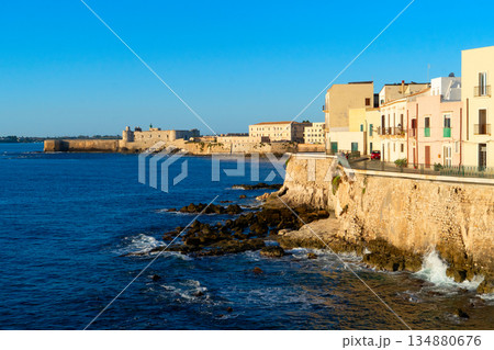 Syracuse old town, Sicily Italy 134880676