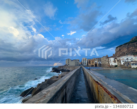 Cefalu old town, Sicily Italy Cefalu old town, Sicily Italy 134880712
