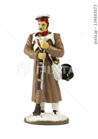 Kostroma Infantry Regiment soldier in winter field uniform 134883873