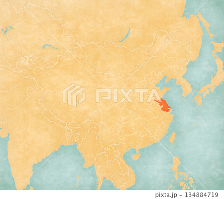 Map of China - Jiangsu 134884719