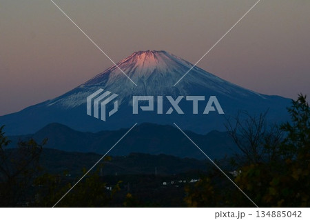 冬の富士山 冬の富士山 134885042