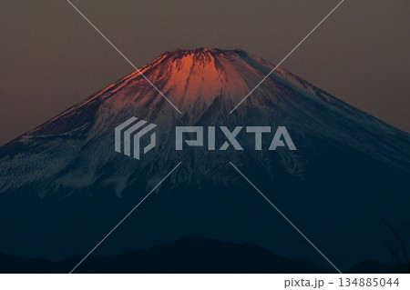 冬の富士山 冬の富士山 134885044