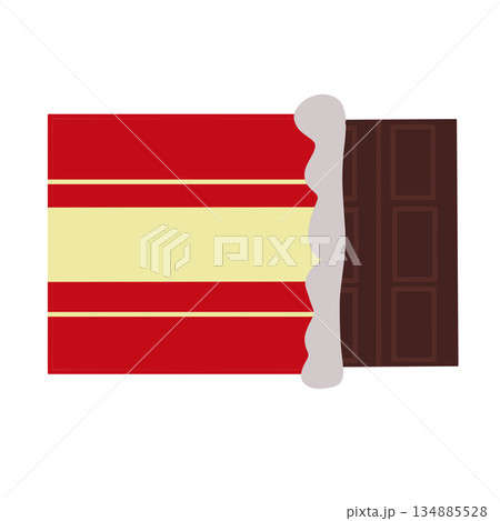 ブラックチョコレート 134885528