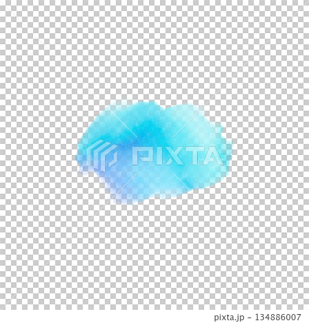 淺藍色水彩標題 134886007