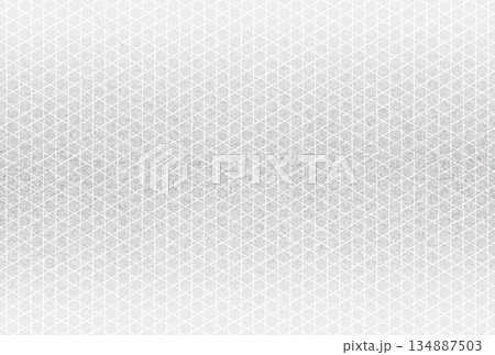 キラキラ輝く繊細な銀色の模様に籠目柄を重ねた背景画像18 134887503