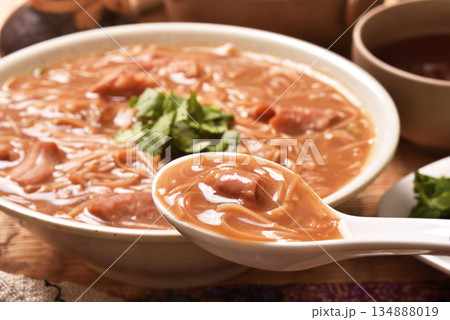 Pork intestine thin noodles Pork intestine thin noodles 134888019