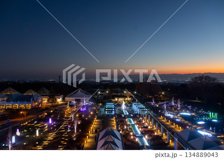 ぐんまフラワーパークプラスのライトアップイベント　群馬県前橋市 134889043