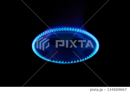 ガスコンロ ガス 炎 ガスコンロ ガス 炎 134889667