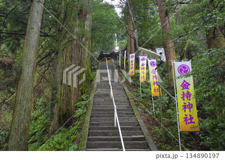 鳥取県にある金運で有名な金持神社 鳥取県にある金運で有名な金持神社 134890197