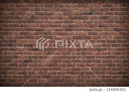 背景素材　煉瓦壁　れんが壁　レンガ壁 134890301