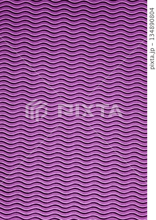 Wavy abstract curve macro pattern with rough texture 134890804