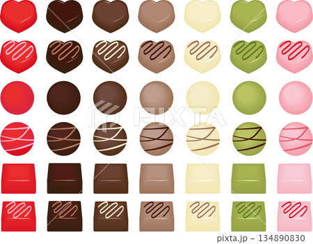 ボンボンショコラセット 134890830