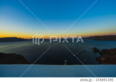 サントリーニ島の美しい風景 サントリーニ島の美しい風景 134891199