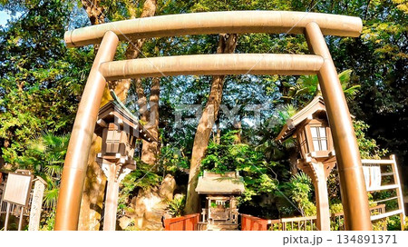 東京都大田区北千束1丁目　清水窪弁財天　ここに辨財天を祀ったのは、今から凡そ3百数十年位昔 134891371