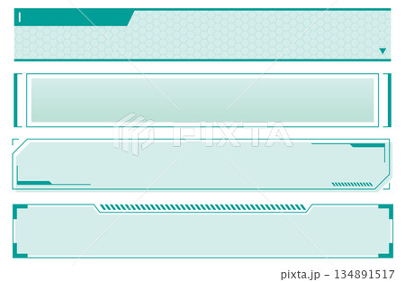 テキストスペース　デザイン素材　近未来 134891517