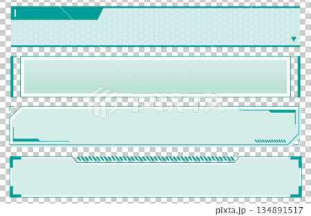 テキストスペース　デザイン素材　近未来 134891517