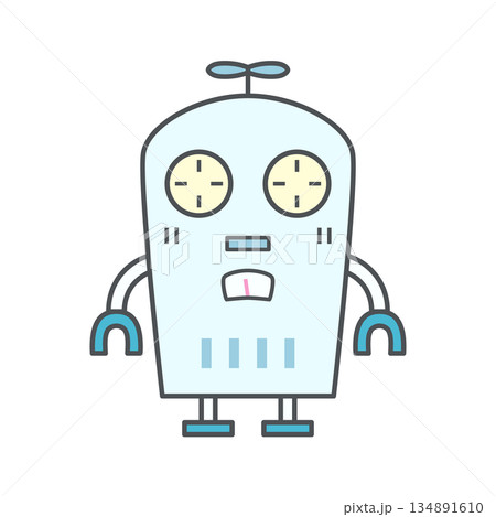 ロボットイラスト（ノーマル） 134891610