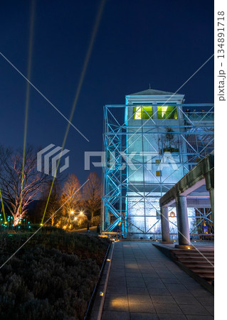 ぐんまフラワーパークプラスのライトアップ　群馬県前橋市 134891718