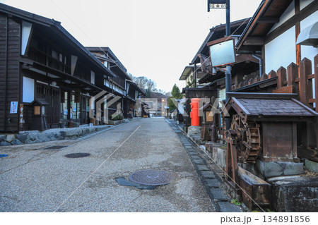 中山道福島宿の町並み 134891856