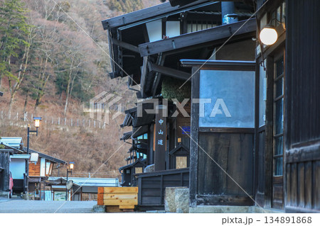 中山道福島宿の町並み 中山道福島宿の町並み 134891868