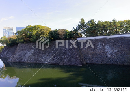皇居外苑の石垣 134892155