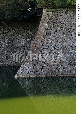 皇居外苑の石垣 134893177