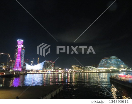 ポートタワー　夜景 134893611