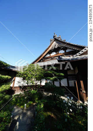 京都の禅宗寺院の庫裡 京都の禅宗寺院の庫裡 134893675