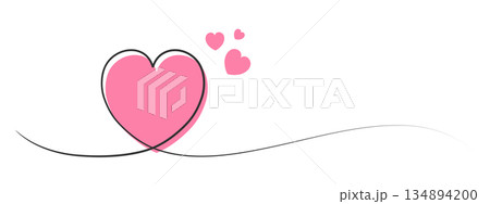 Line Heart 134894200