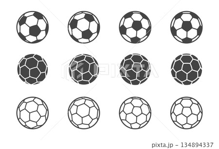 Soccer ball vector, Football ball svg, Soccer ball silhouette, Soccer ball svg, Soccer ball outline, Football svg, Football icons, Soccer ball icon, Football outline -V02. 134894337